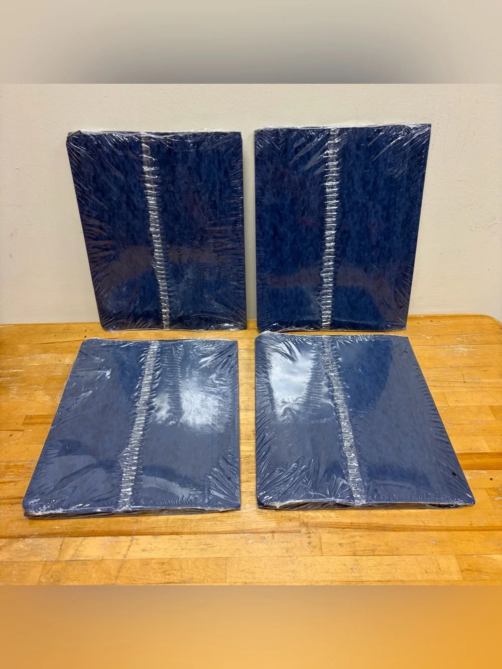 Lot of 4: Blue Binders ACCO 8 1/2